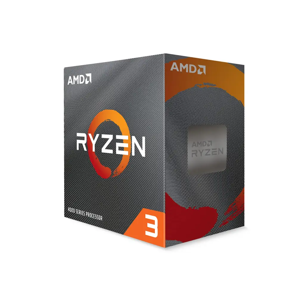 AMD Ryzen 3 4100 4-Core 8-Thread Unlocked Desktop Processor with Wraith Stealth Cooler - Cpu