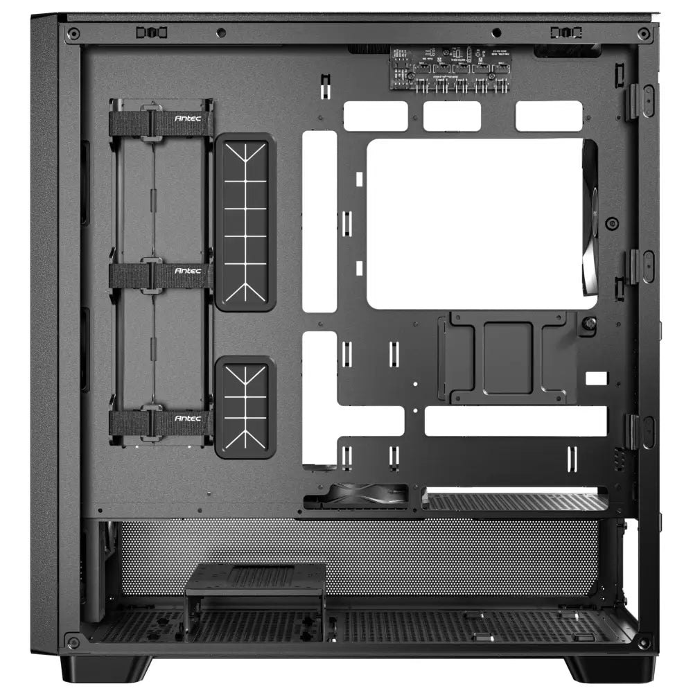 Antec Flux Wood 5 x PWM Fans Included High-Airflow Front Panel with Walnut PC Case - Computer Cases