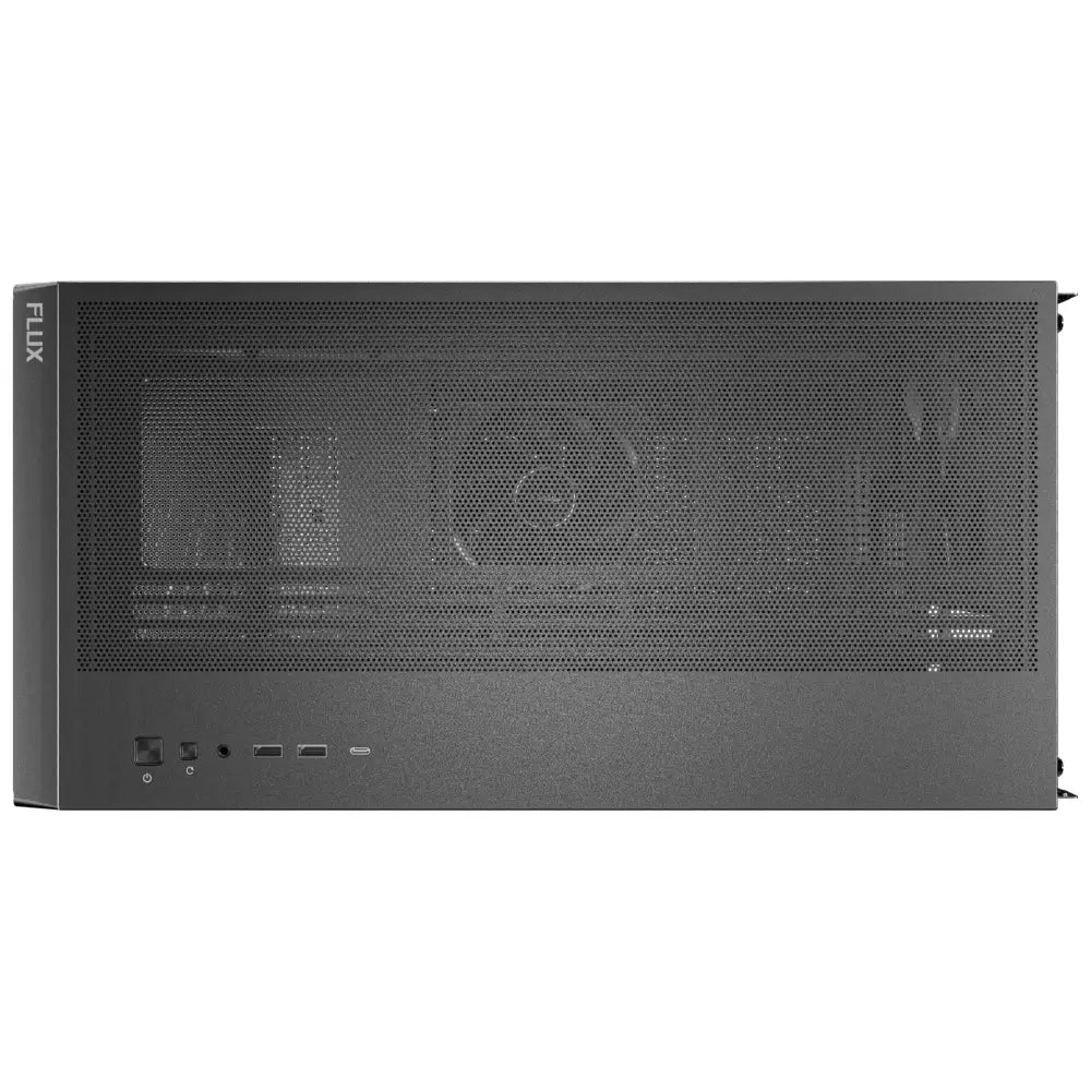 Antec Flux Wood 5 x PWM Fans Included High-Airflow Front Panel with Walnut PC Case - Computer Cases