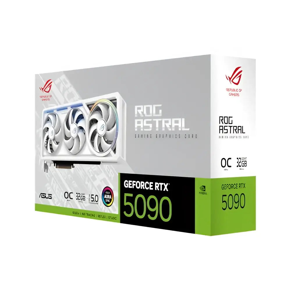ASUS ROG Astral GeForce RTX 5090 White OC Edition Graphics Card - Personal Computer