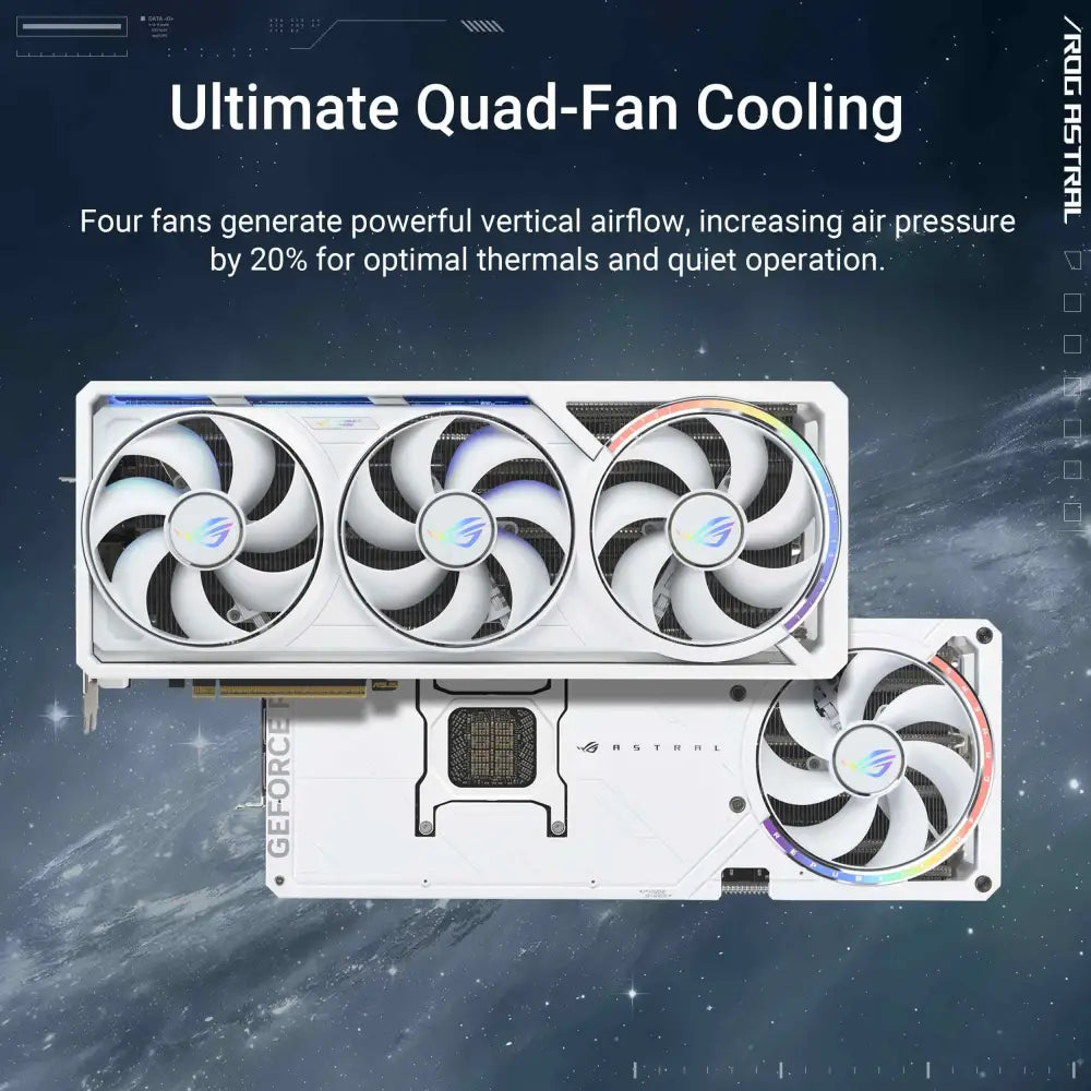 ASUS ROG Astral GeForce RTX 5090 White OC Edition Graphics Card - Personal Computer