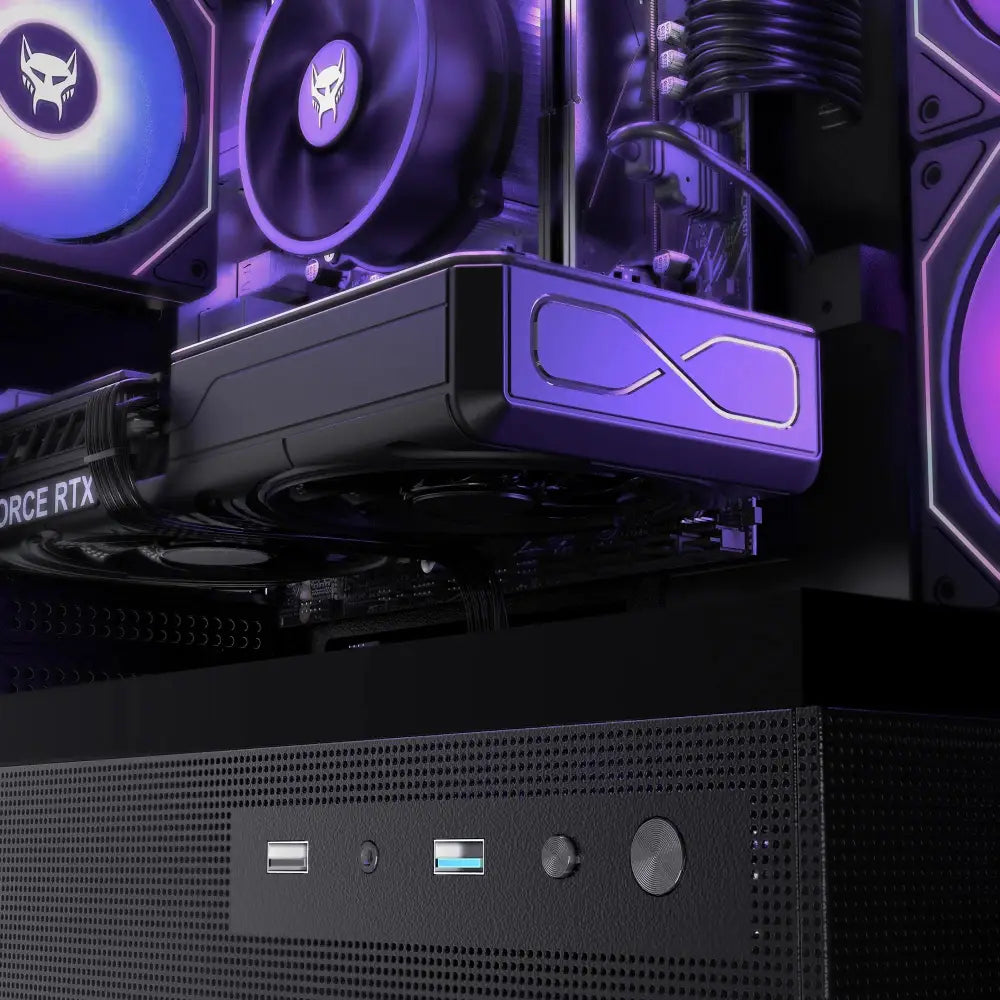 BEASTCOM Q5 Pro Gaming PC - AMD Ryzen 7 5700X (4.6GHz) | NVIDIA RTX 5070 Ti 16GB - Computer Build