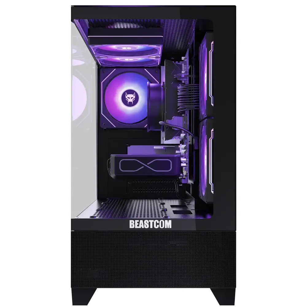 BEASTCOM Q5 Pro Gaming PC - AMD Ryzen 7 5700X (4.6GHz) | NVIDIA RTX 5070 Ti 16GB - Computer Build