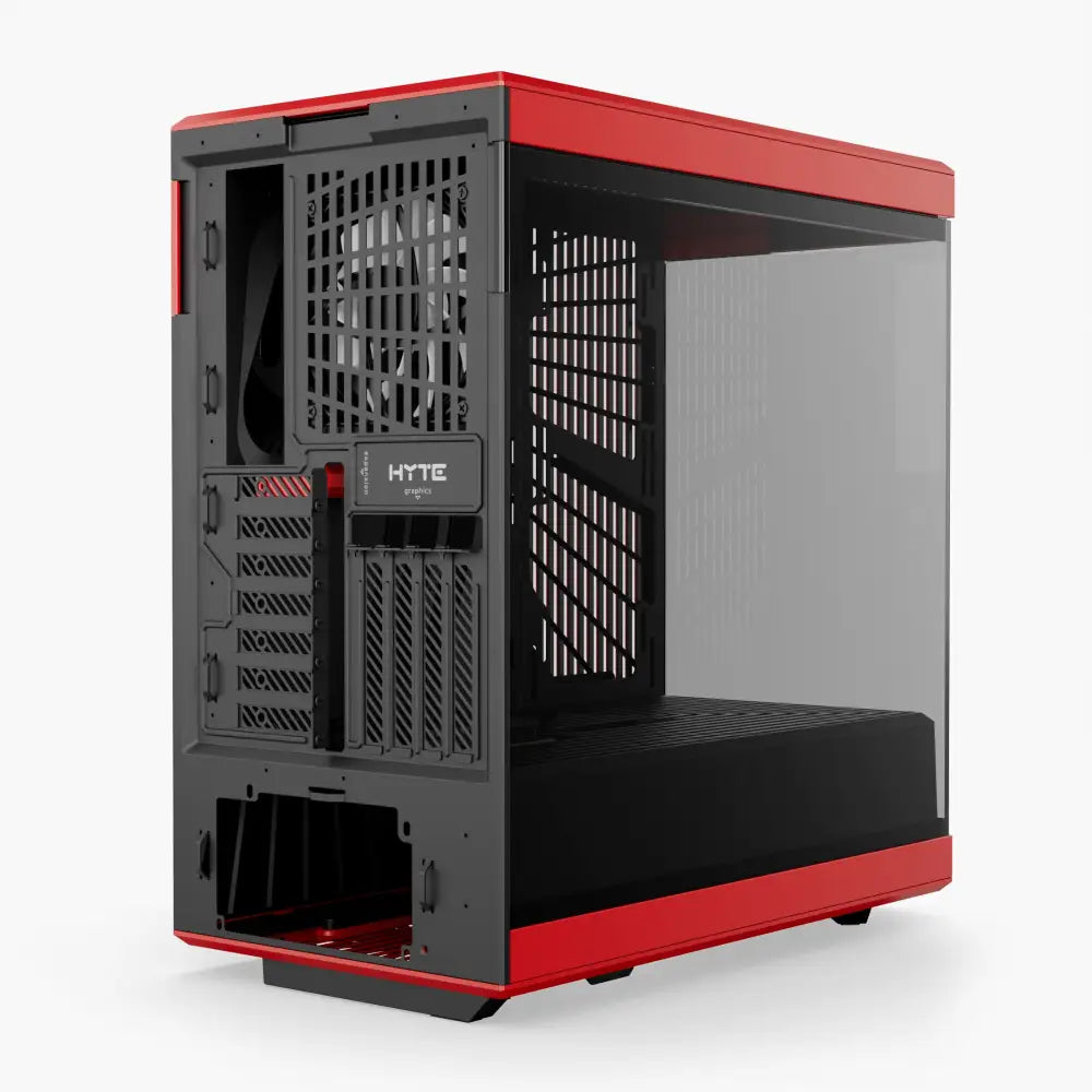 Hyte Y40 Modern Aesthetic Panoramic Tempered Glass Mid-Tower ATX Computer Gaming PC Case - Personal