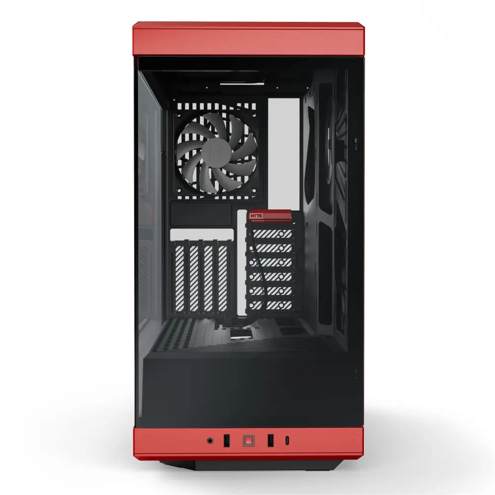 Hyte Y40 Modern Aesthetic Panoramic Tempered Glass Mid-Tower ATX Computer Gaming PC Case - Personal