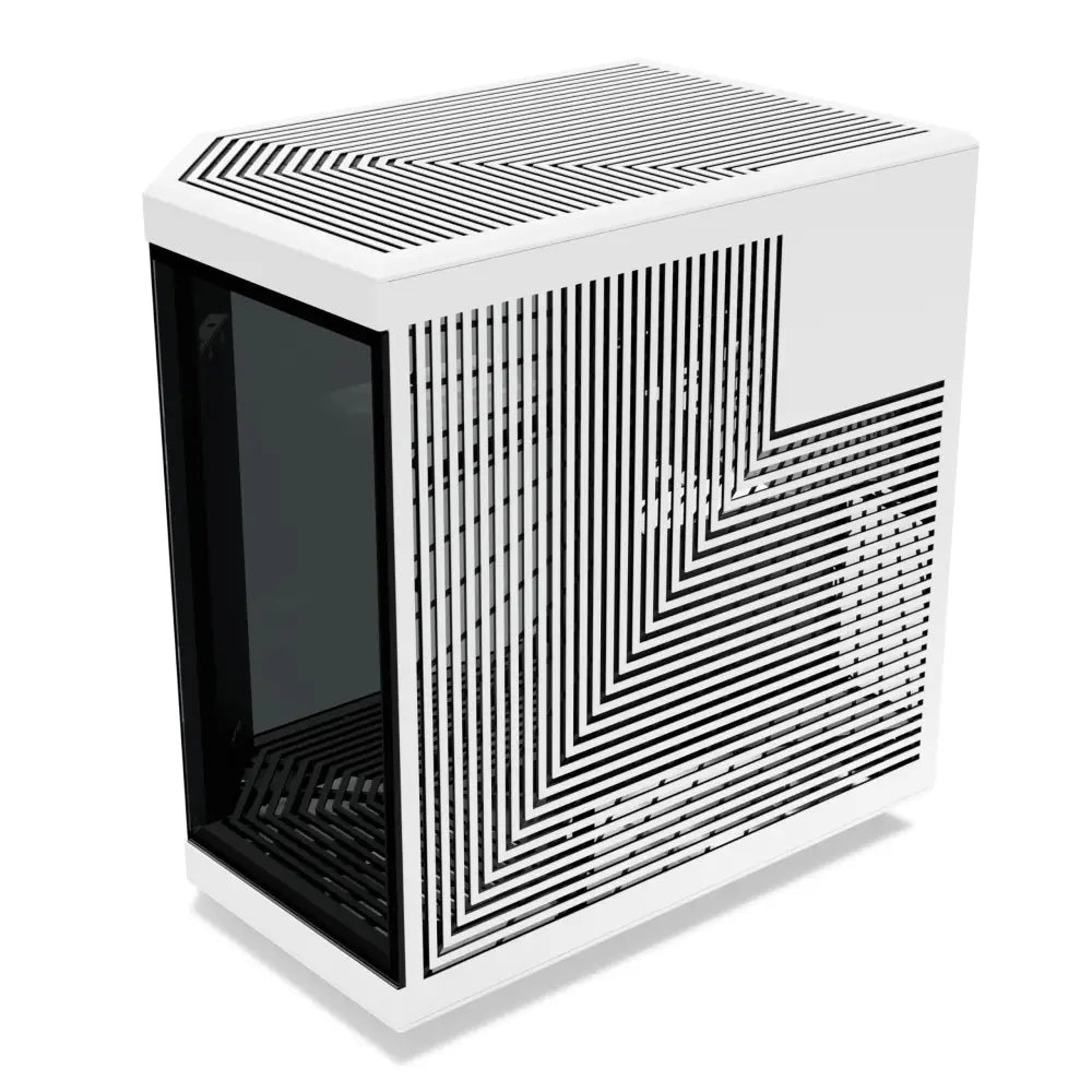 Hyte Y70 Touch Infinite Dual Chamber ATX Mid Tower Modern Aesthetic PC Case - Panda/White - Personal Computer