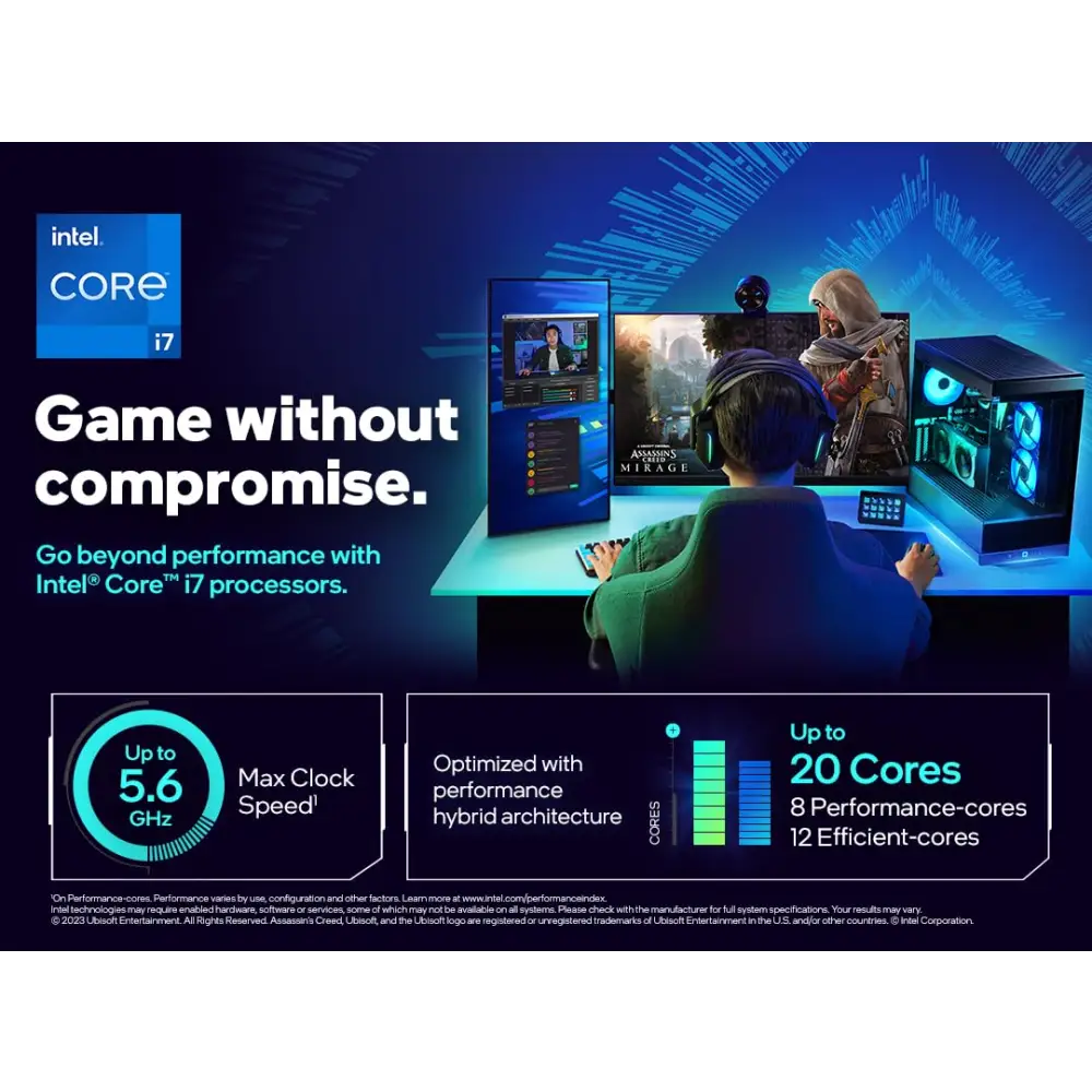 Intel® Core™ i7-14700K New Gaming Desktop Processor 20 cores Hybrid Architecture - Cpu