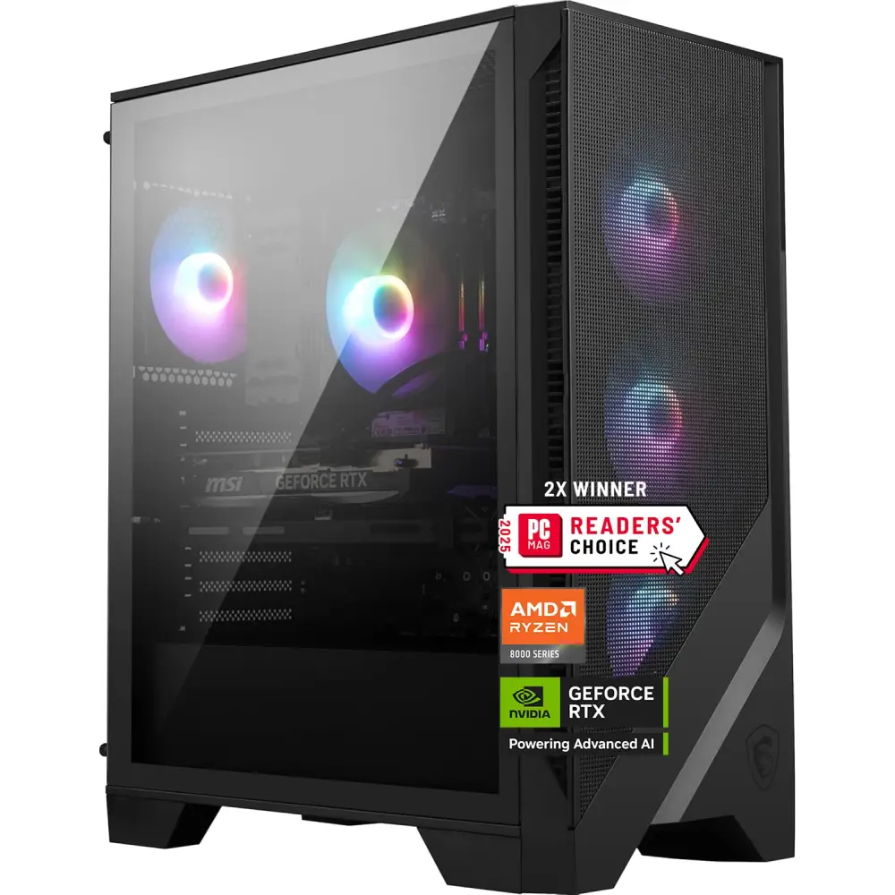 MSI Codex Z2 Gaming Desktop: AMD R7-8700F GeForce RTX 5070 32GB DDR5 2TB - Personal Computer