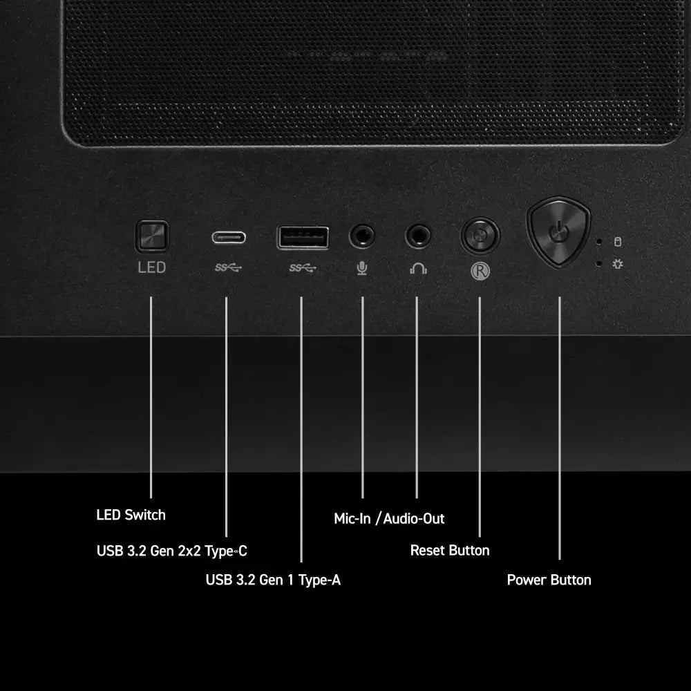 MSI Codex Z2 Gaming Desktop: AMD R7-8700F GeForce RTX 5070 32GB DDR5 2TB - Personal Computer