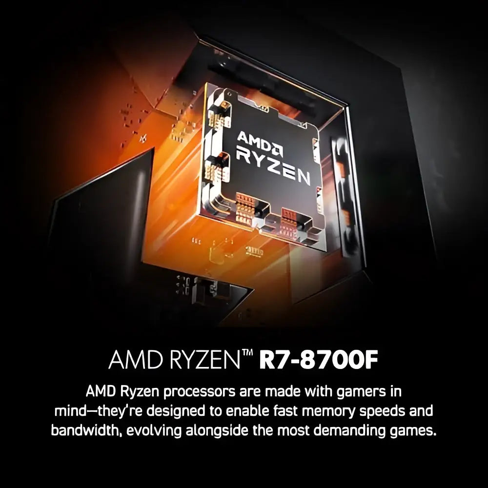 MSI Codex Z2 Gaming Desktop: AMD R7-8700F GeForce RTX 5070 32GB DDR5 2TB - Personal Computer