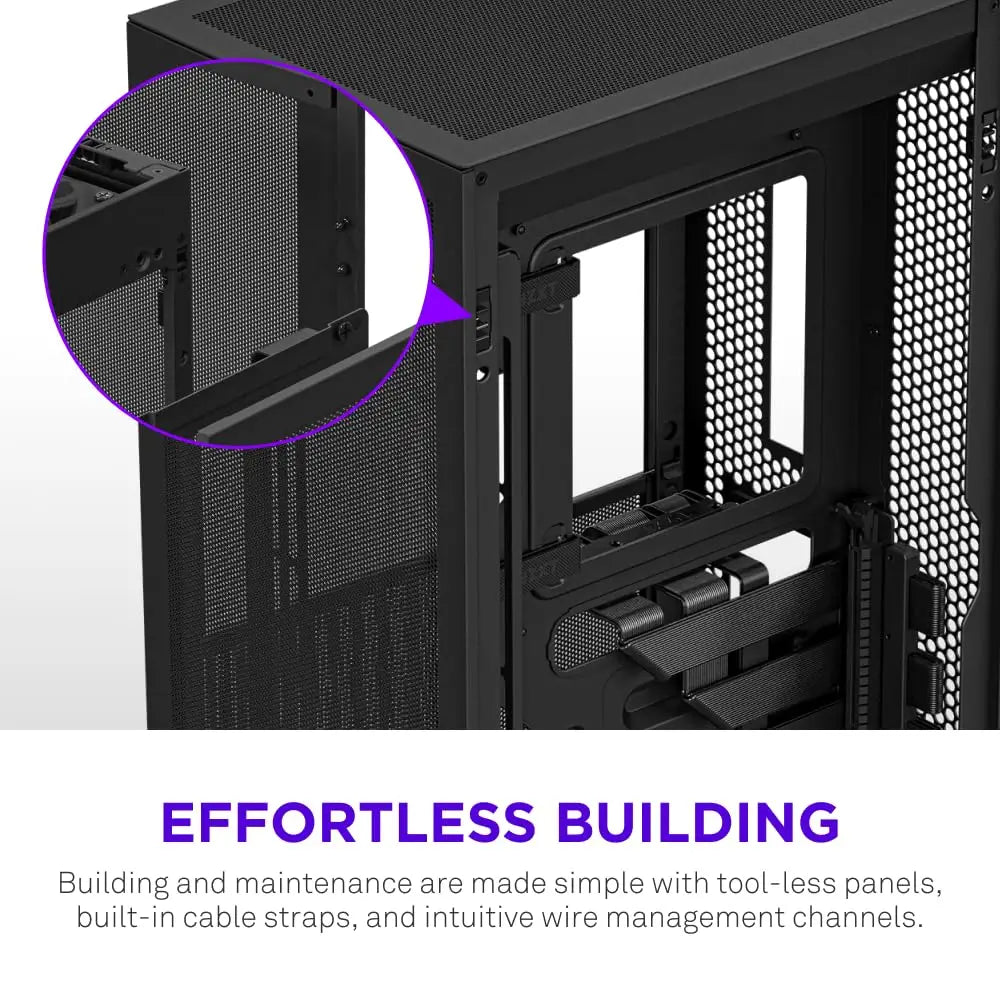 NZXT H2 Flow – Mini-ITX 20.7L High Airflow PC Case - Personal Computer