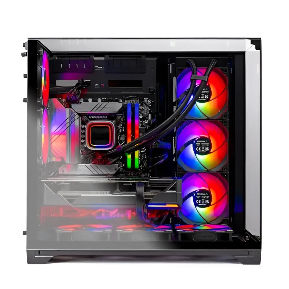 Skytech Gaming O11 Vision Desktop PC Ryzen 7 9800X3D 4.7 GHz AMD RX 9070XT 16GB - Personal Computer