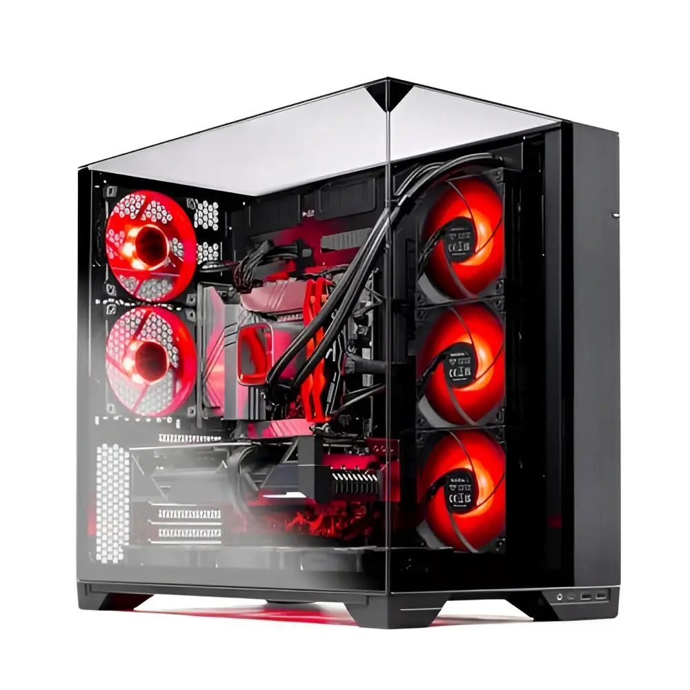 Skytech Gaming O11 Vision Desktop PC Ryzen 7 9800X3D 4.7 GHz AMD RX 9070XT 16GB - Personal Computer