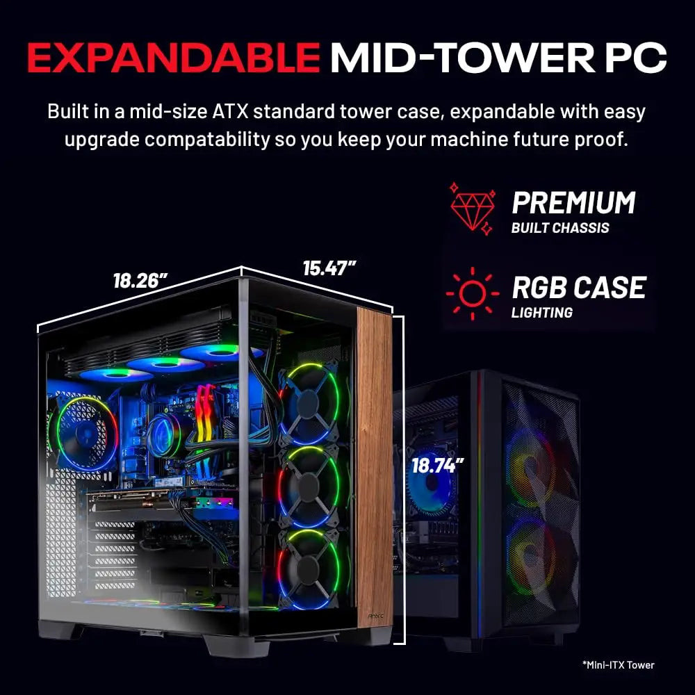 Skytech Gaming Prism 4 Desktop PC Ryzen 9 9950X3D 4.3 GHz (5.7GHz) NVIDIA RTX 5080 16GB