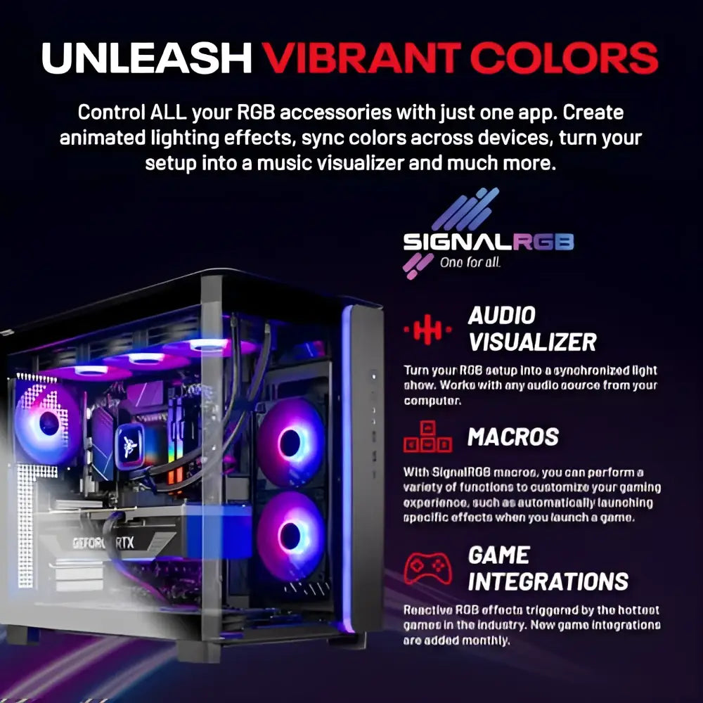 Skytech King 95 Gaming PC Desktop Ryzen 7 9700X 3.8 GHz (5.5GHz Turbo Boost) - Personal Computer