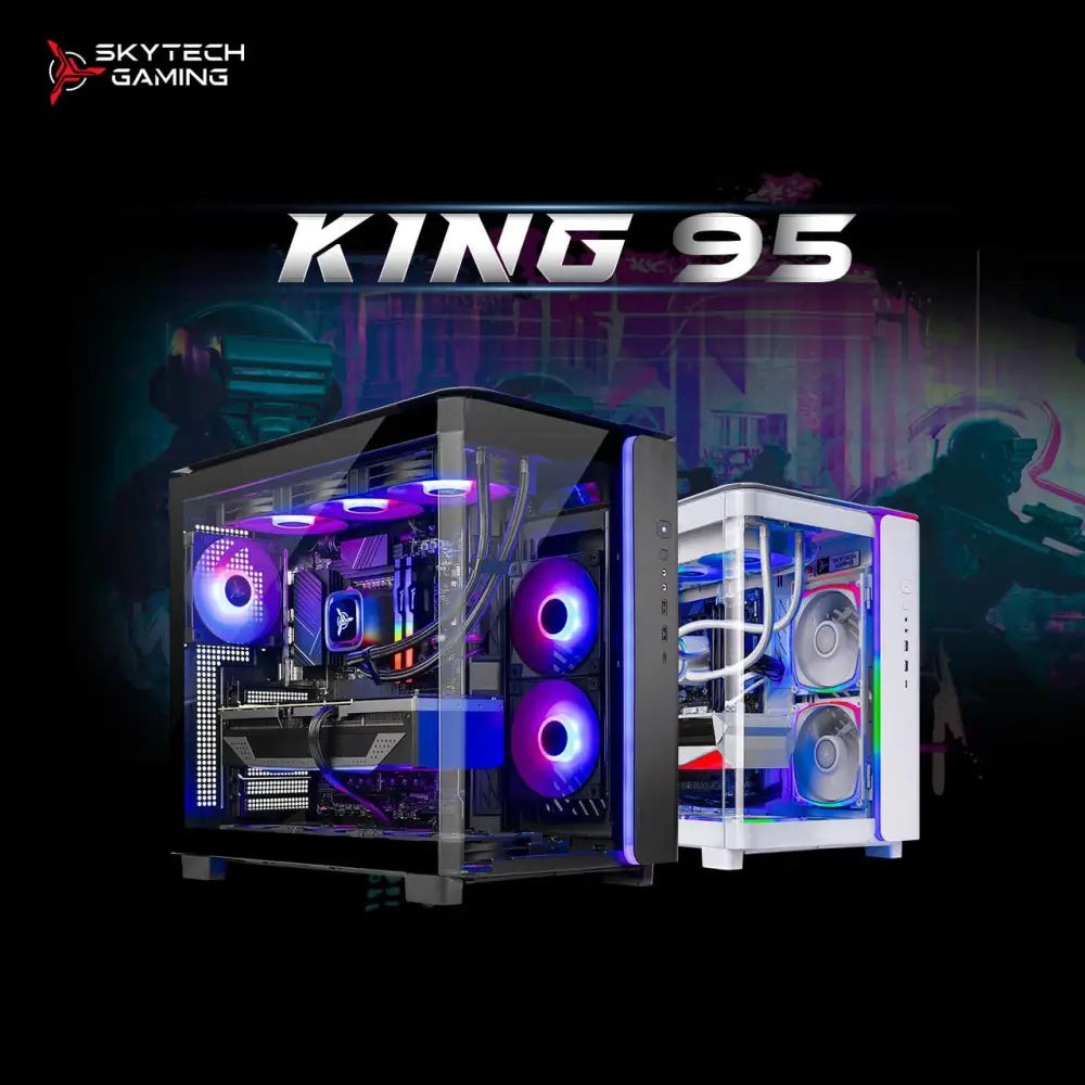 Skytech King 95 Gaming PC Desktop Ryzen 7 9700X 3.8 GHz (5.5GHz Turbo Boost) - Personal Computer