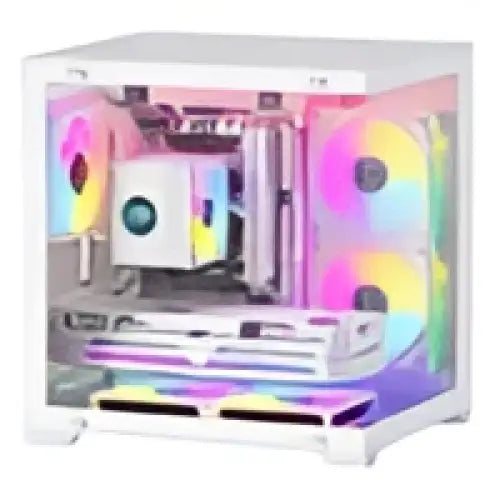 SNOWMAN 049 MidTower Black Gaming Chassis Triple Cooling Zones 240mm Top 160mm Height Radiator 330mm L GPU PSU Vertical