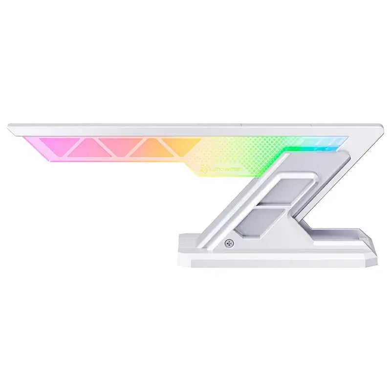 SNOWMAN Gaming Desktop GPU Support Bracket with ARGB Sync - White