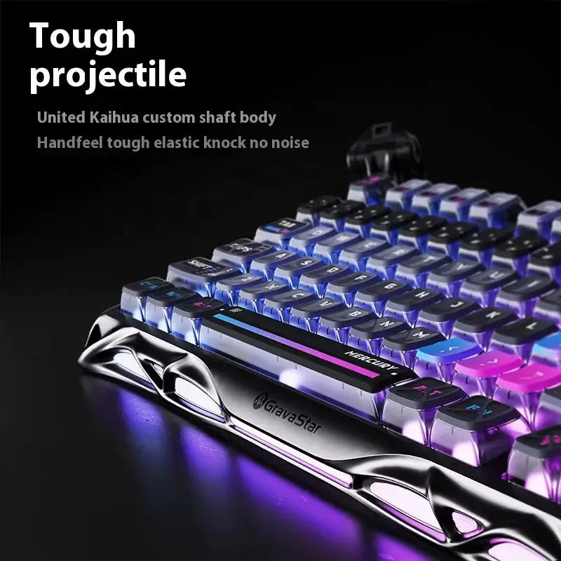 Wireless Mechanical Keyboard Gravastar K1 Pro Special Edition for Cyberpunk Gaming