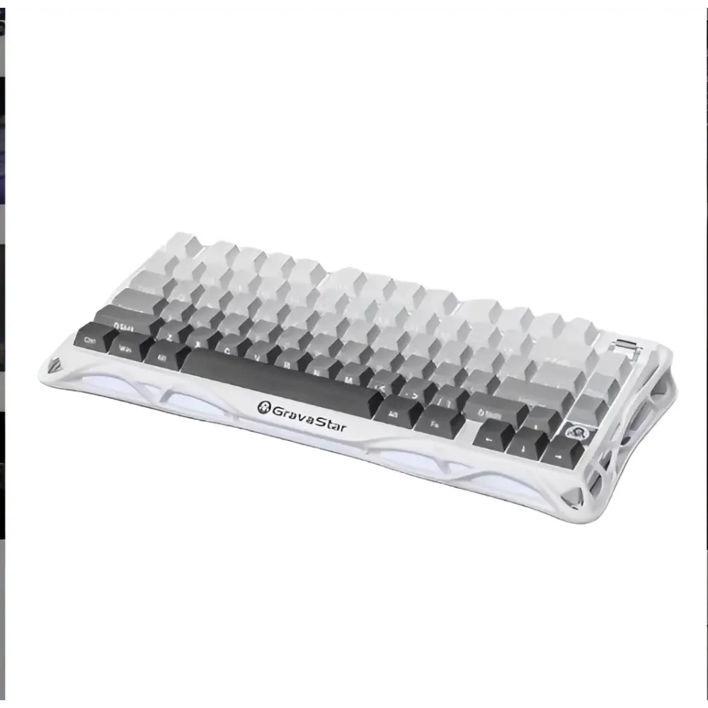 Wireless Mechanical Keyboard Gravastar K1 Pro Special Edition for Cyberpunk Gaming - Cyan Axis / English / Professional