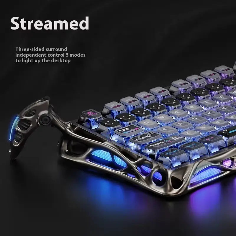 Wireless Mechanical Keyboard Gravastar K1 Pro Special Edition for Cyberpunk Gaming