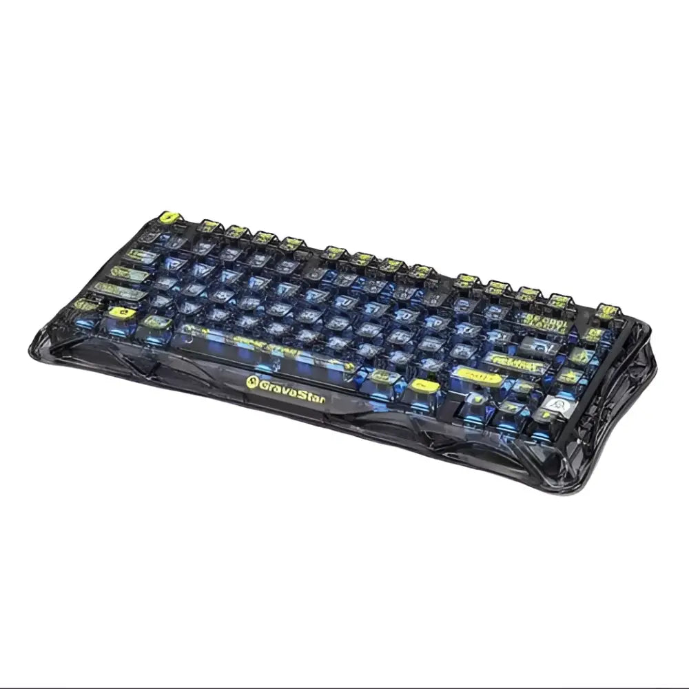 Wireless Mechanical Keyboard Gravastar K1 Pro Special Edition for Cyberpunk Gaming - Cyan Axis / English / Lite Classic